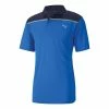 Puma Rotation Bonded Colourblock Polo Shirt - Star Sapphire/Navy 2 Puma Rotation Bonded Colourblock Polo Shirt - Star Sapphire/Navy -Second Hand Clubs Sales 1098740729colourblock blue