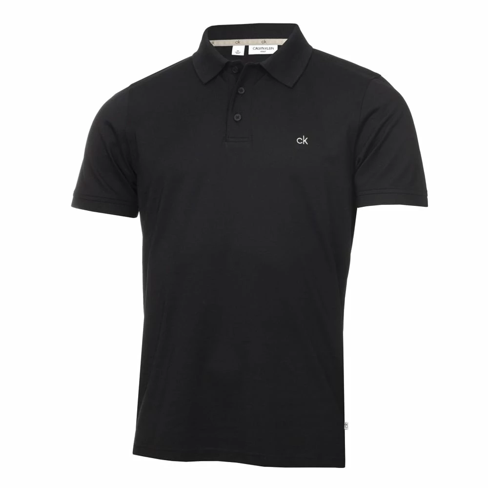 Calvin Klein Planet Polo Shirt - Black 3 Calvin Klein Planet Polo Shirt - Black