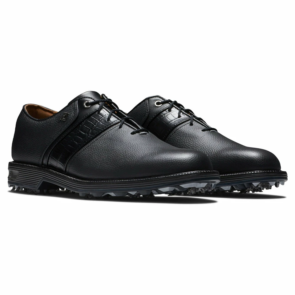 FootJoy Premiere Series Packard Waterproof Spiked Shoes - Black 7 FootJoy Premiere Series Packard Waterproof Spiked Shoes - Black - Image 5