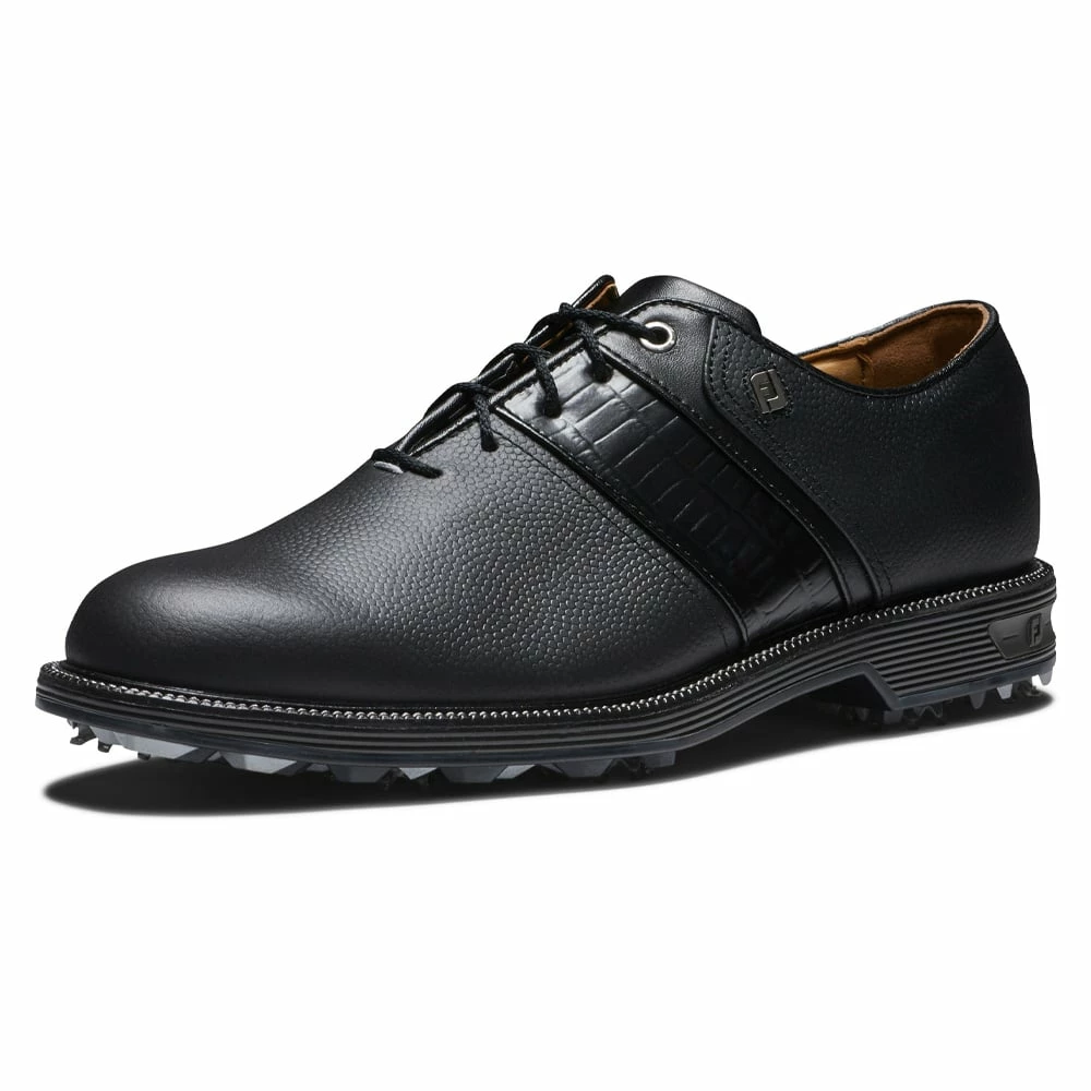 FootJoy Premiere Series Packard Waterproof Spiked Shoes - Black 4 FootJoy Premiere Series Packard Waterproof Spiked Shoes - Black - Image 2