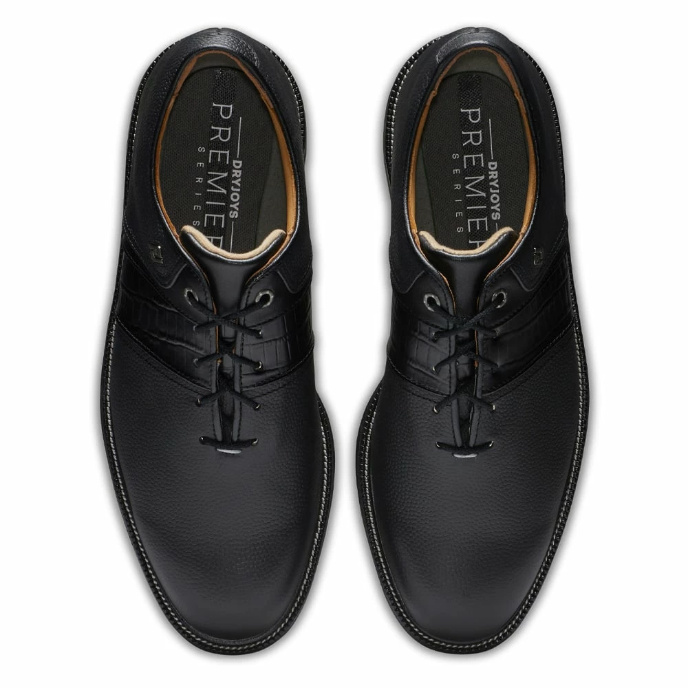 FootJoy Premiere Series Packard Waterproof Spiked Shoes - Black 8 FootJoy Premiere Series Packard Waterproof Spiked Shoes - Black - Image 6
