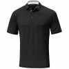 Mizuno Move Tech Quick Dry Polo Shirt - Black -Second Hand Clubs Sales 52ga1001 move tech quick dry polo front black 1