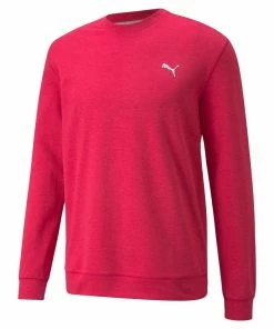 Puma Puma Cloudspun Crewneck - Persian Red