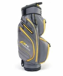 PowaKaddy DLX-Lite Golf Cart Bag Black/Yellow -Second Hand Clubs Sales DLX Lite Golf Cart Bag2 1
