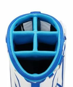 Mizuno Tour Golf Staff Cart Bag 22 White/Blue -Second Hand Clubs Sales Tour Golf Staff Cart Bag 22 white blue 3 1