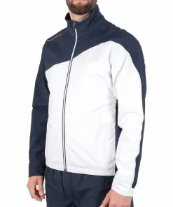 Galvin Green Gore-Tex Aaron Waterproof Jacket - White/Navy 9 Galvin Green Gore-Tex Aaron Waterproof Jacket - White/Navy -Second Hand Clubs Sales aaron s 1 g790316
