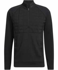 Adidas 1/4 Zip Statement Jacket - Black