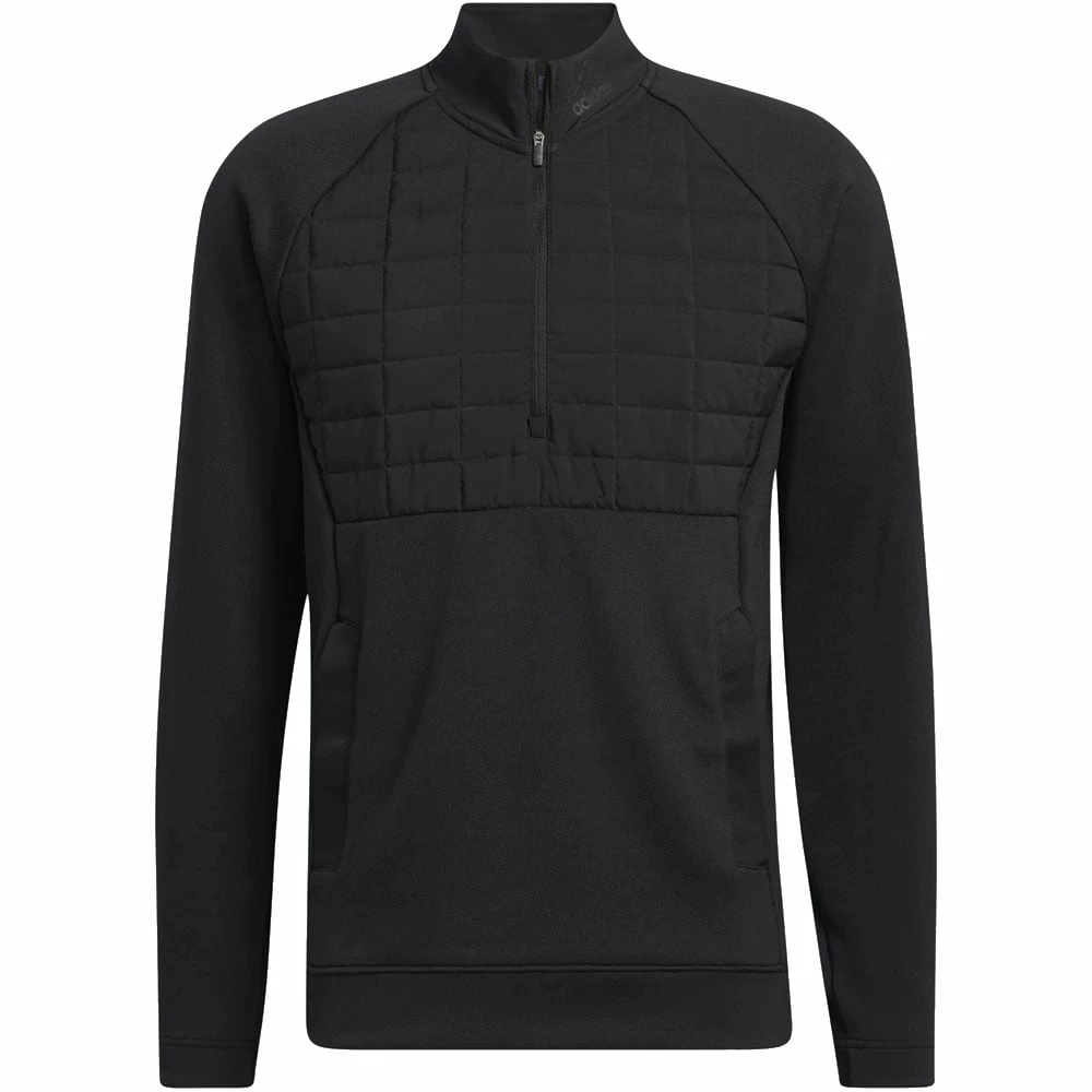 Adidas 1/4 Zip Statement Jacket - Black 3 Adidas 1/4 Zip Statement Jacket - Black
