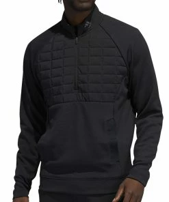 Adidas 1/4 Zip Statement Jacket - Black 9 Adidas 1/4 Zip Statement Jacket - Black -Second Hand Clubs Sales adidas 14 zip statement jacket black 2