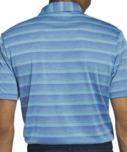 Adidas 2 Colour Stripe Polo Shirt - Blue Fusion/Preloved Blue -Second Hand Clubs Sales adidas 2 colour stripe polo shirt blue fusion preloved blue 5