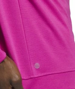 Adidas Elevated 1/4 Zip Pullover - Lucid Fuchsia -Second Hand Clubs Sales adidas authentic quarter zip pullover lucid fuchsia 3