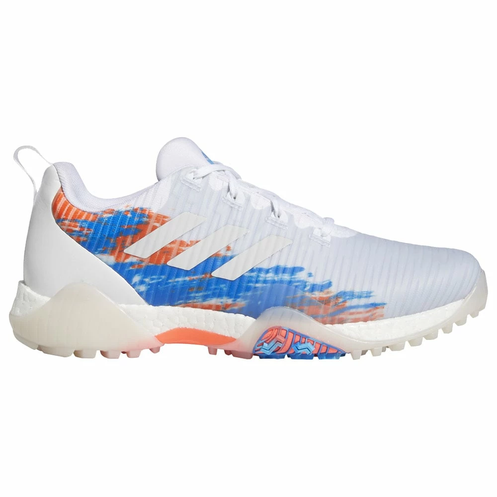 Adidas CodeChaos Spikeless Waterproof Shoes - White/Grey One/Blue Rush 3 Adidas CodeChaos Spikeless Waterproof Shoes - White/Grey One/Blue Rush