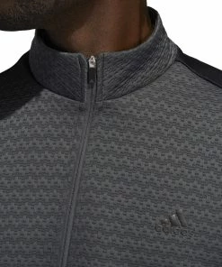 Adidas COLD.RDY 1/4 Zip Jacket - Black -Second Hand Clubs Sales adidas cold.rdy 14 zip sweater black 4