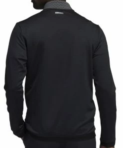 Adidas COLD.RDY 1/4 Zip Jacket - Black -Second Hand Clubs Sales adidas cold.rdy 14 zip sweater black 5