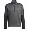 Adidas Colour Block 1/4 Zip Pullover - Grey Six/Black