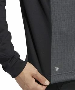 Adidas Colour Block 1/4 Zip Pullover - Grey Six/Black -Second Hand Clubs Sales adidas colour block 14 zip sweatshirt greysixblack 5