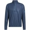 Adidas Deboss 1/4 Zip Sweatshirt - Crew Navy -Second Hand Clubs Sales adidas deboss 14 zip sweatshirt crewnavy 1