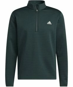 Adidas DWR 22 1/4 Zip Pullover - Shadow Green