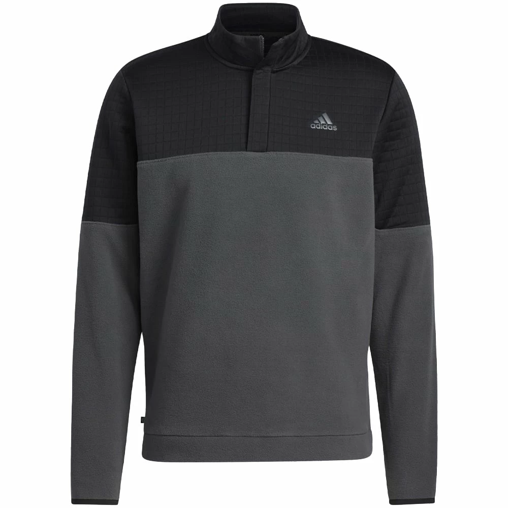 Adidas DWR 22 Block 1/4 Zip Pullover - Black/Grey Six