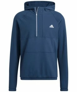 Adidas Fleece Anorak - Crew Navy