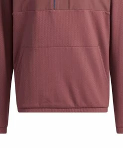 Adidas Fleece Anorak - Quiet Crimson -Second Hand Clubs Sales adidas fleece anorak quiet crimson 3