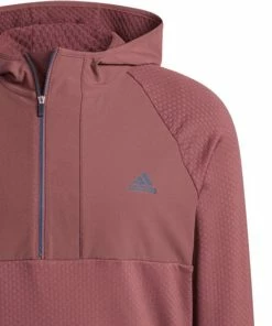 Adidas Fleece Anorak - Quiet Crimson -Second Hand Clubs Sales adidas fleece anorak quiet crimson 4