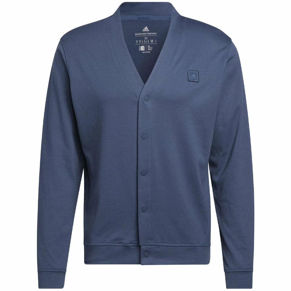 Adidas Go-To Cardigan - Crew Navy 3 Adidas Go-To Cardigan - Crew Navy