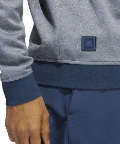 Adidas Go-To Crew Neck Pullover - Crew Navy/Grey Three -Second Hand Clubs Sales adidas go to crew sweatshirt crewnavygreythree 5