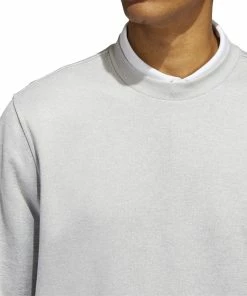 Adidas Go-To Crew Neck Pullover - Grey Two/White -Second Hand Clubs Sales adidas go to crew sweatshirt grey twowhite 4