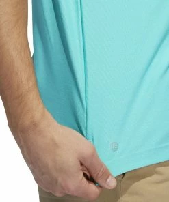 Adidas Go-To Primegreen Polo Shirt - Semi Mint Rush -Second Hand Clubs Sales adidas go to primegreen polo shirt semi mint rush 5