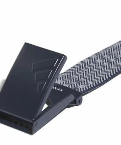 Adidas Heather Stretch Reversible Belt - Collegiate Navy -Second Hand Clubs Sales adidas heather stretch reversible belt collegiate navy 2