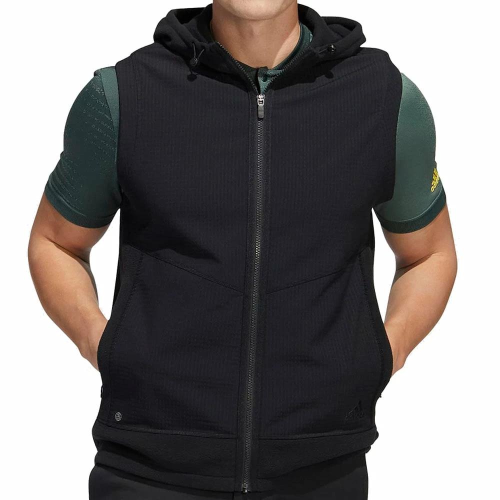 Adidas Hoodie Vest - Black 4 Adidas Hoodie Vest - Black - Image 2