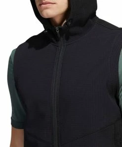 Adidas Hoodie Vest - Black 11 Adidas Hoodie Vest - Black -Second Hand Clubs Sales adidas hoodie vest black 4