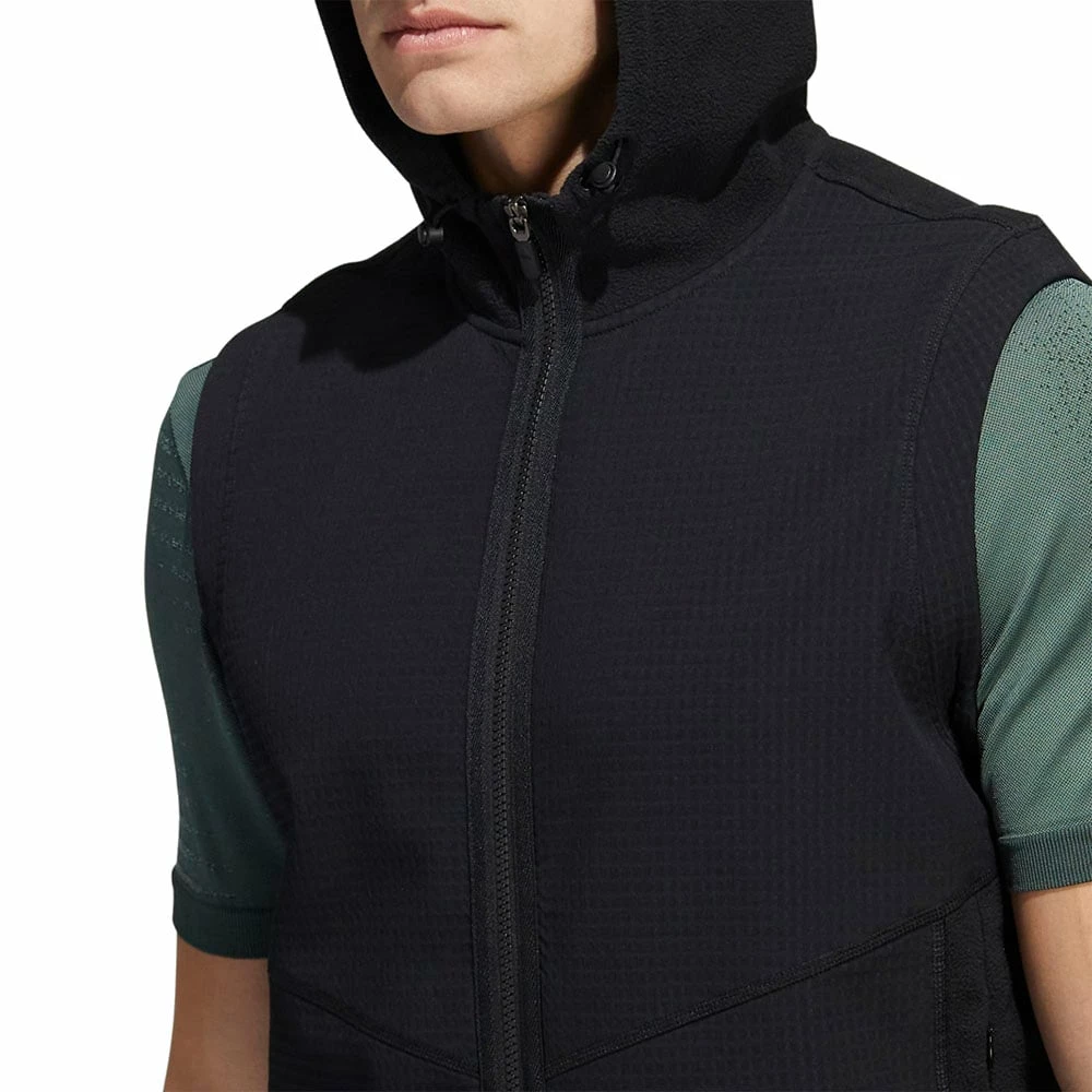 Adidas Hoodie Vest - Black 6 Adidas Hoodie Vest - Black - Image 4