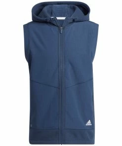 Adidas Hoodie Vest - Crew Navy