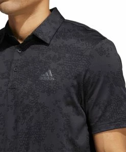 Adidas Jacquard Polo Shirt - Carbon/Black -Second Hand Clubs Sales adidas jacquard polo shirt carbon black 4