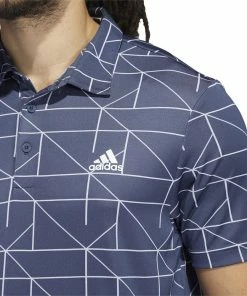 Adidas Jacquard Primegreen Polo Shirt - Crew Navy/White -Second Hand Clubs Sales adidas jacquard primegreen polo shirt crewnavywhite 4