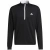 Adidas Lightweight 1/4 Zip Pullover - Black -Second Hand Clubs Sales adidas lightweight 14 zip pullover black 1
