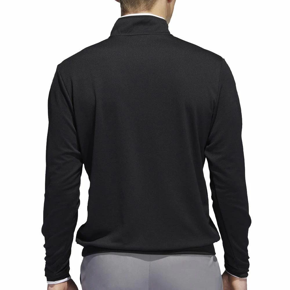 Adidas Lightweight 1/4 Zip Pullover - Black 5 Adidas Lightweight 1/4 Zip Pullover - Black - Image 3