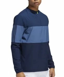 Adidas Lightweight Hi-Stretch Layering Sweatshirt - Collegiate Navy/Trace Royal -Second Hand Clubs Sales adidas lightweight layering sweatshirt collegiate navytrace royal 1