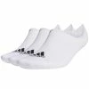Adidas Low Cut Socks (3 Pack) - White -Second Hand Clubs Sales adidas low cut socks 3 pack white 1
