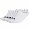 Adidas Low Cut Socks (6 Pack) - White -Second Hand Clubs Sales adidas lowcut liner socks 6 pack white 1 1