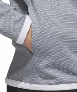 Adidas Microdot 1/4 Zip Pullover - White/Grey Three -Second Hand Clubs Sales adidas mircodot 14 zip pullover whitegreythree 4