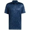 Adidas Prisma Print Polo Shirt - Crew Navy/Night Indigo