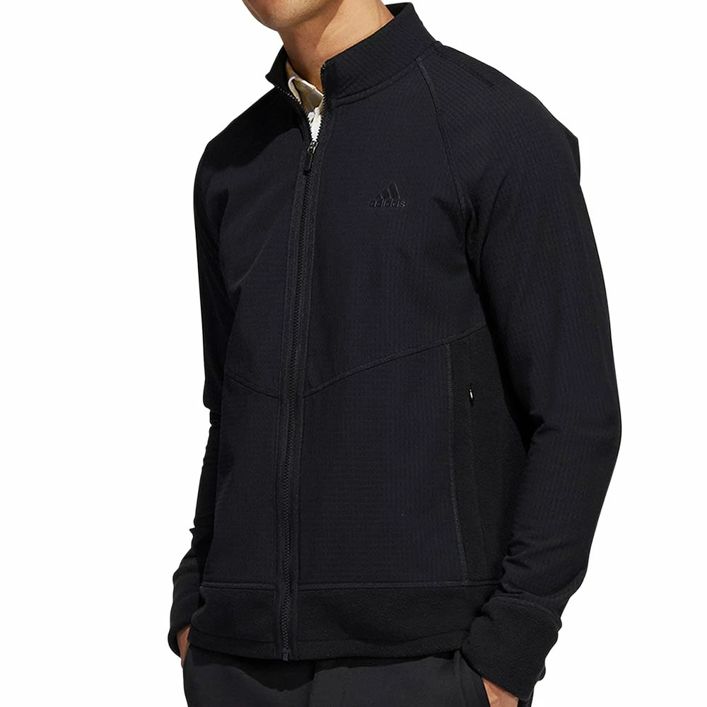 Adidas Statement Full Zip Jacket - Black 4 Adidas Statement Full Zip Jacket - Black - Image 2