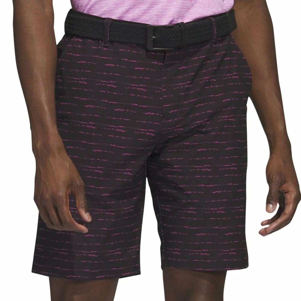 Adidas Textured Shorts - Black/Lucid Fuchsia 5 Adidas Textured Shorts - Black/Lucid Fuchsia - Image 3