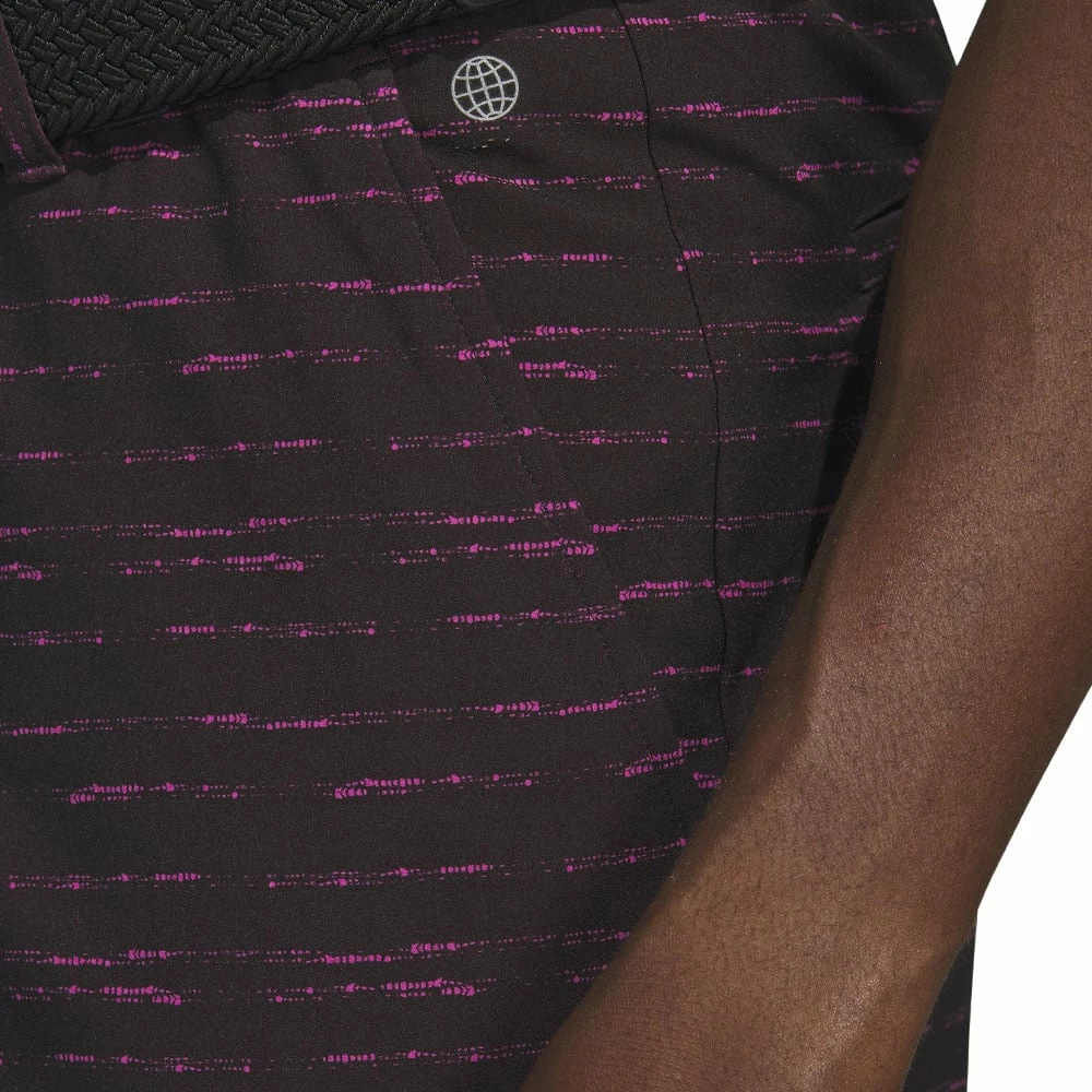 Adidas Textured Shorts - Black/Lucid Fuchsia 7 Adidas Textured Shorts - Black/Lucid Fuchsia - Image 5