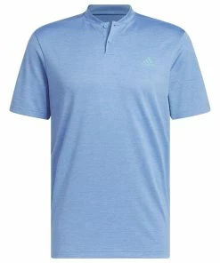 Adidas Textured Stripe Polo Shirt - Blue Fusion/Preloved Blue