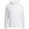 Adidas Three Stripe COLD.RDY Hoodie - White -Second Hand Clubs Sales adidas three stripe cold.rdy hoodie white 1