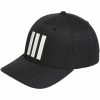 Adidas Tour 3 Stripe Cap - Black/White